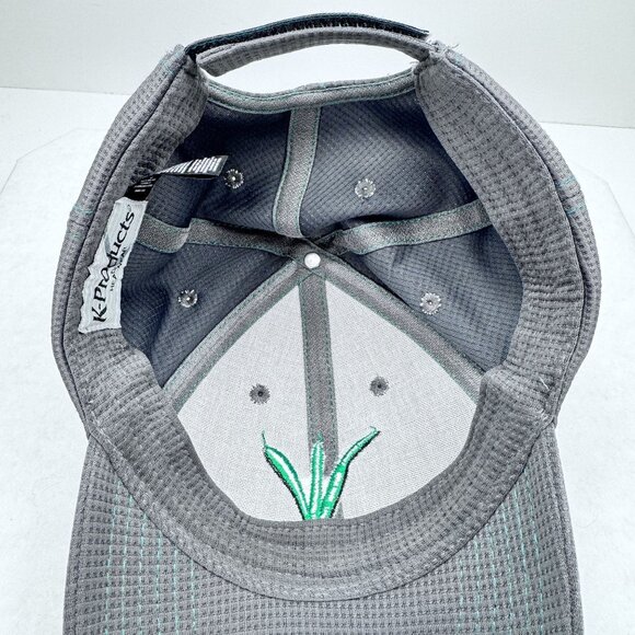 K-Products Precision Planting Gray Teal Cap Adjustable Hook and Loop Farm Hat - Picture 9 of 11